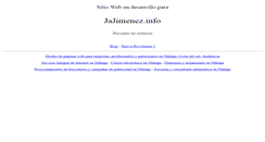 Desktop Screenshot of jajimenez.info
